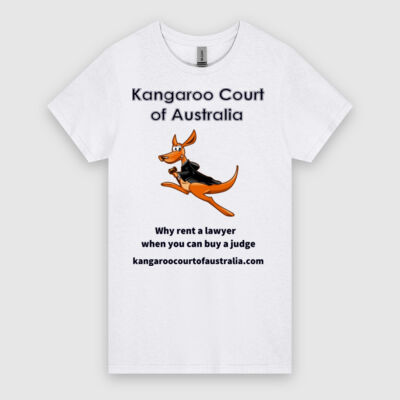 Women's Heavy Cotton Tee - Gildan 5000L (Same Day) (Logo 1) White writing 2 Thumbnail