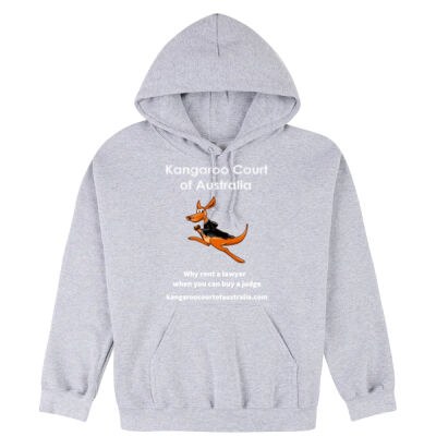 Hooded Sweatshirt GILDAN 18500 (Same Day) (Logo 1) White writing Thumbnail